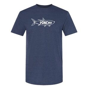 Poncho Silver King T-SHIRT - Size Large